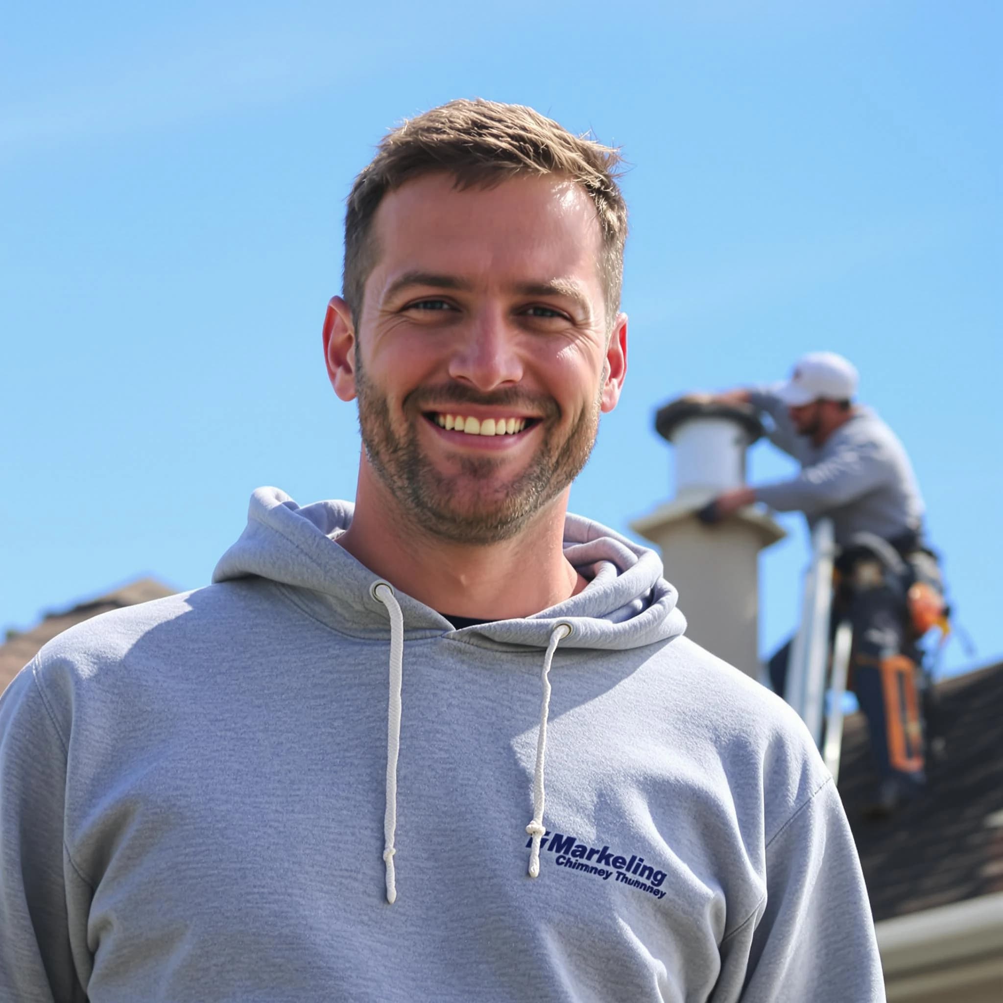 The North Providence Chimney Sweep team.