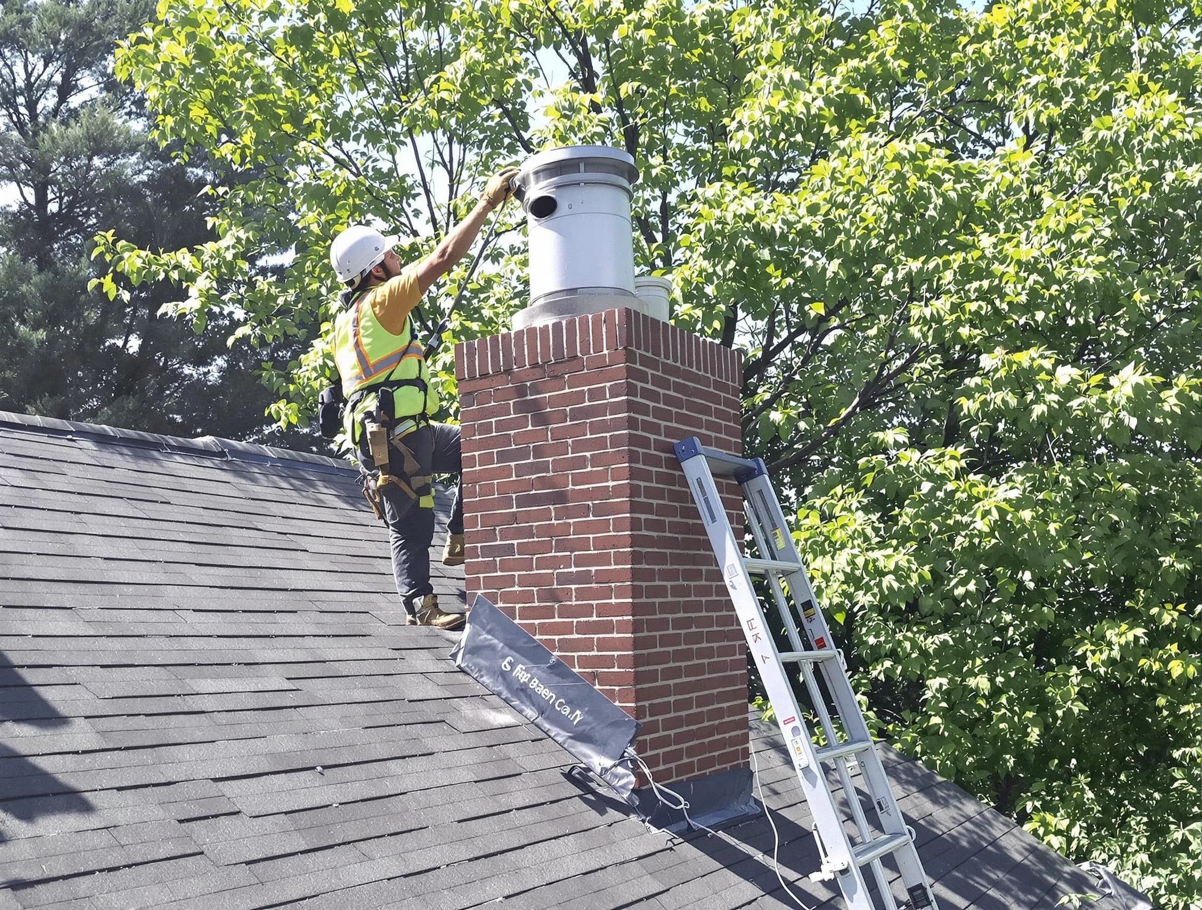 Chimney liner inspection by North Providence Chimney Sweep in North Providence, RI