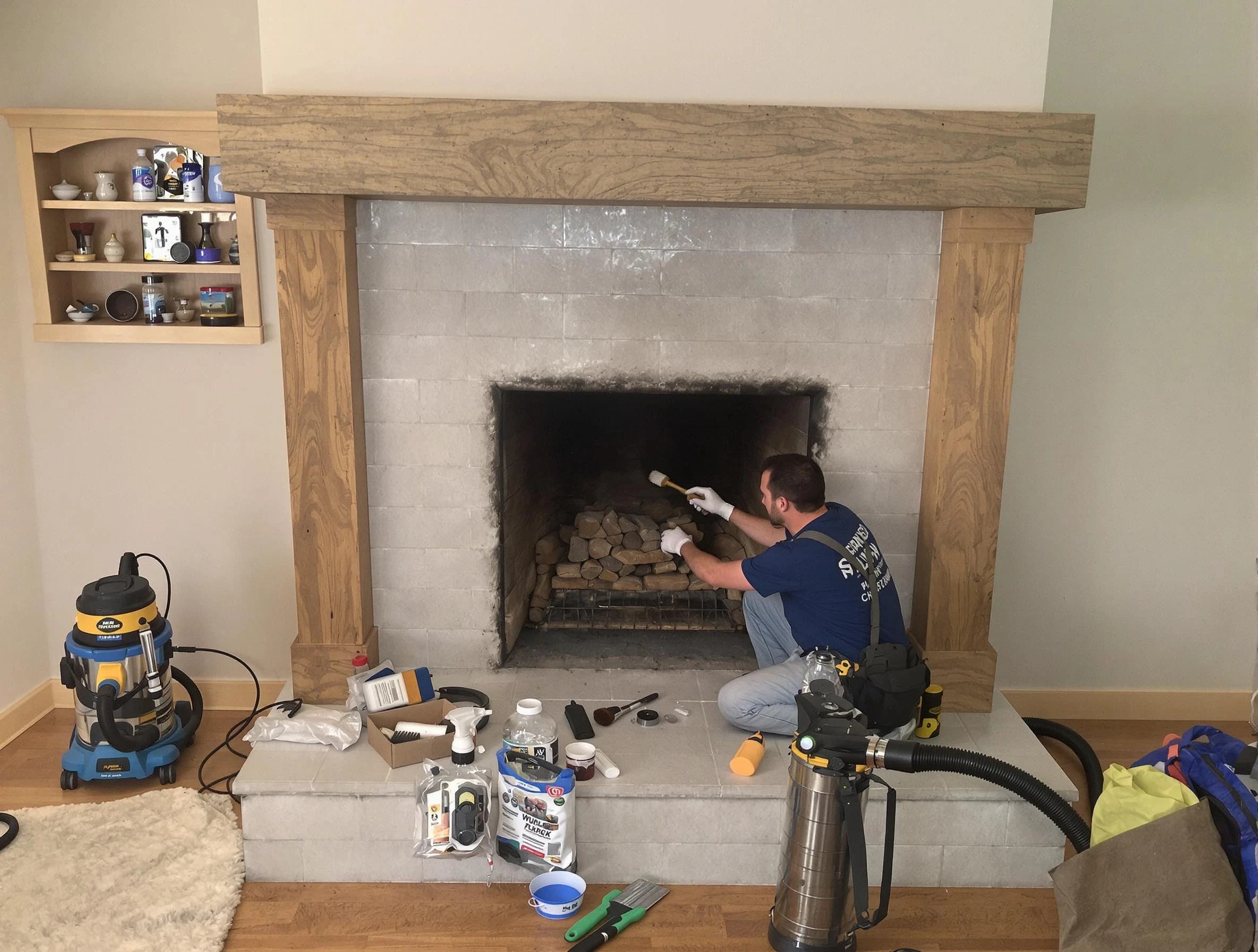 Detailed creosote removal process by North Providence Chimney Sweep in North Providence, RI