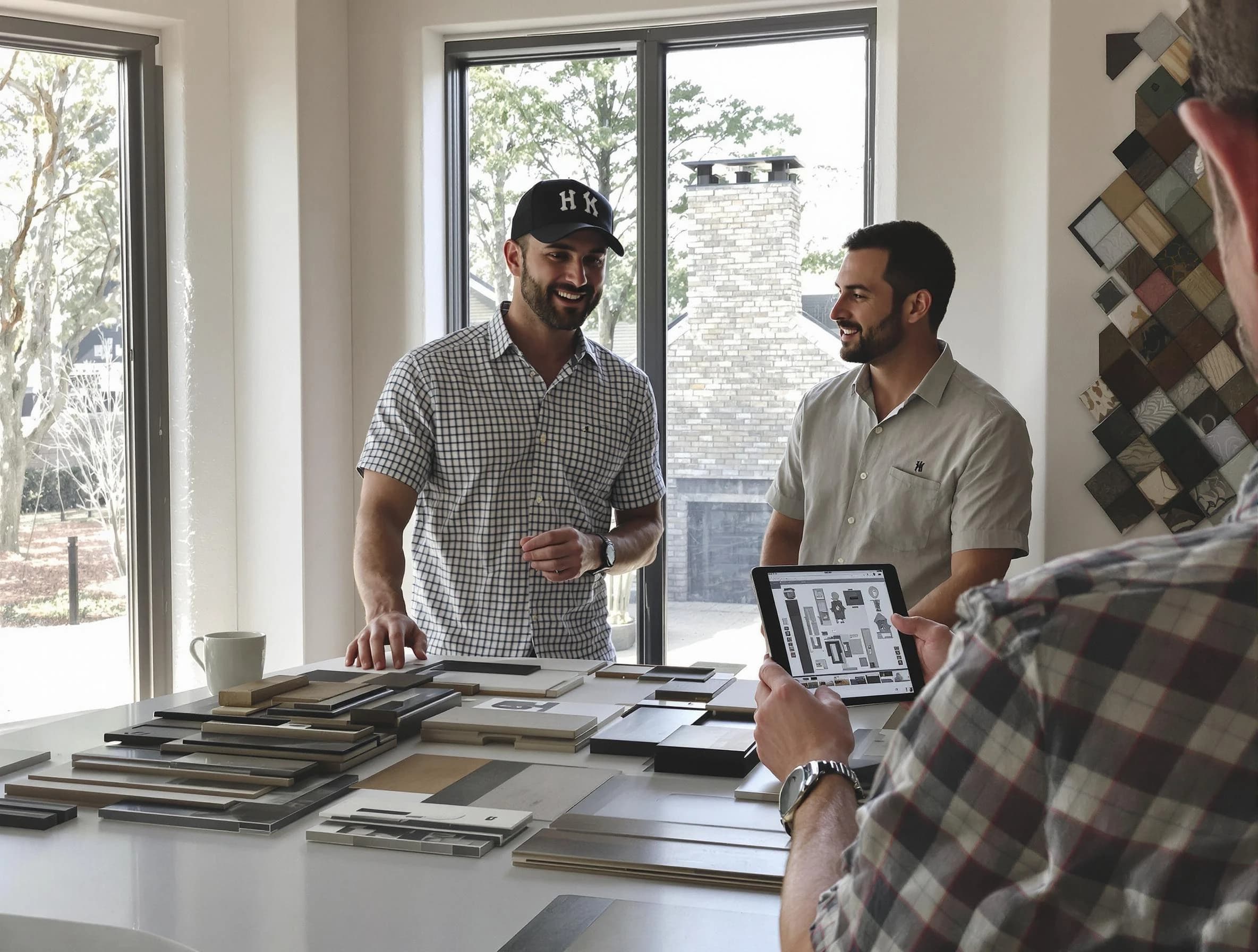North Providence Chimney Sweep remodeling a chimney and fireplace in North Providence, RI
