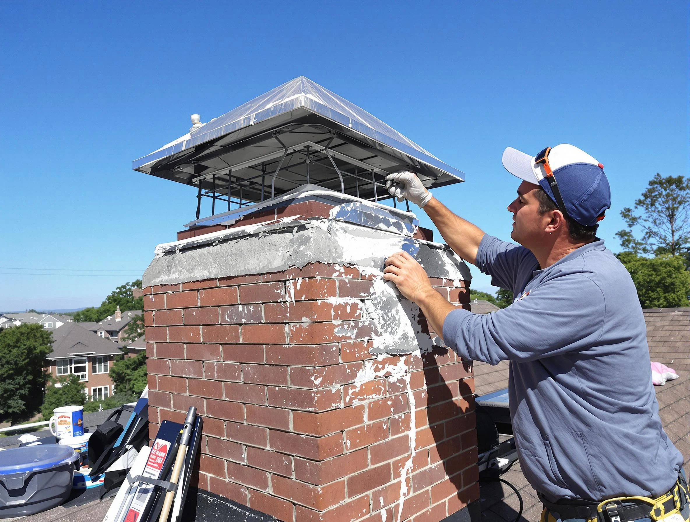 Chimney Crown Services in North Providence