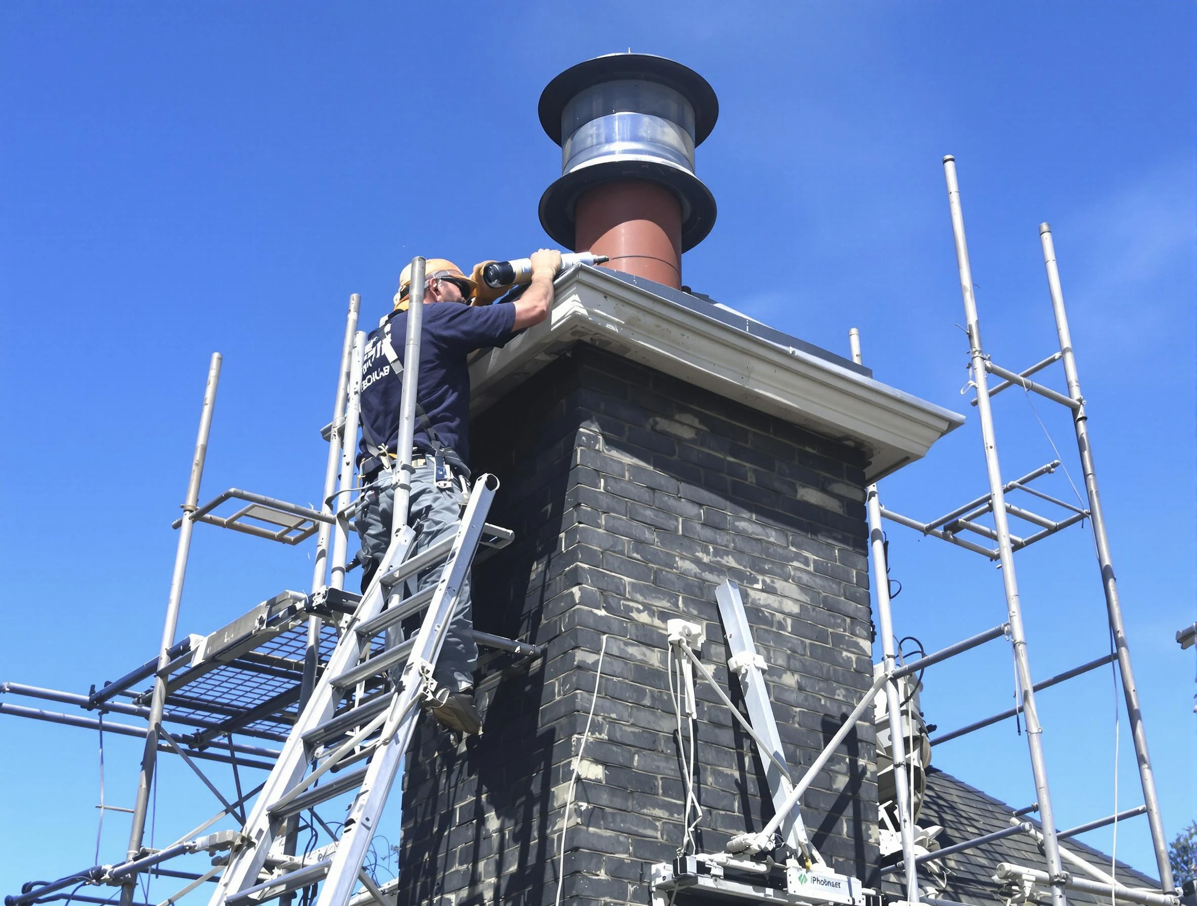 Sturdy chimney crown finished by North Providence Chimney Sweep in North Providence, RI