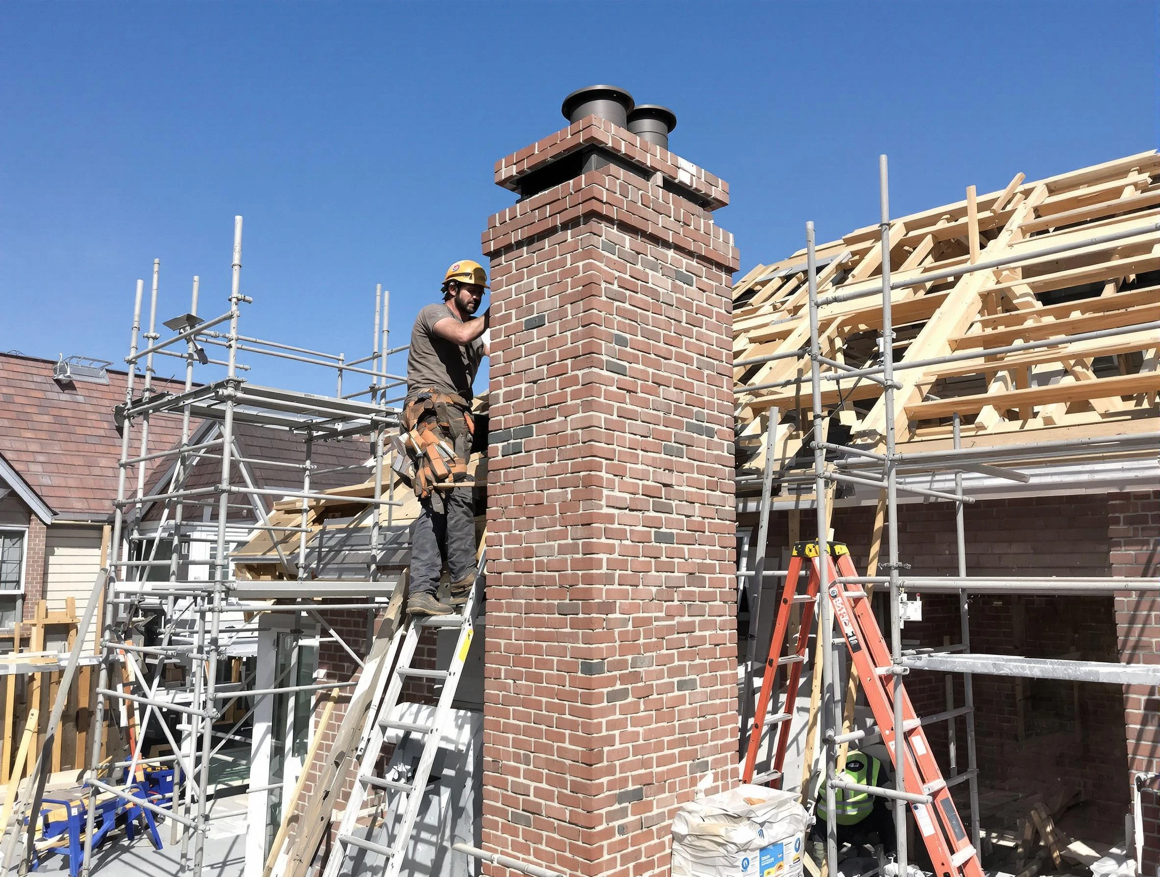 New chimney installation completed by North Providence Chimney Sweep in North Providence, RI