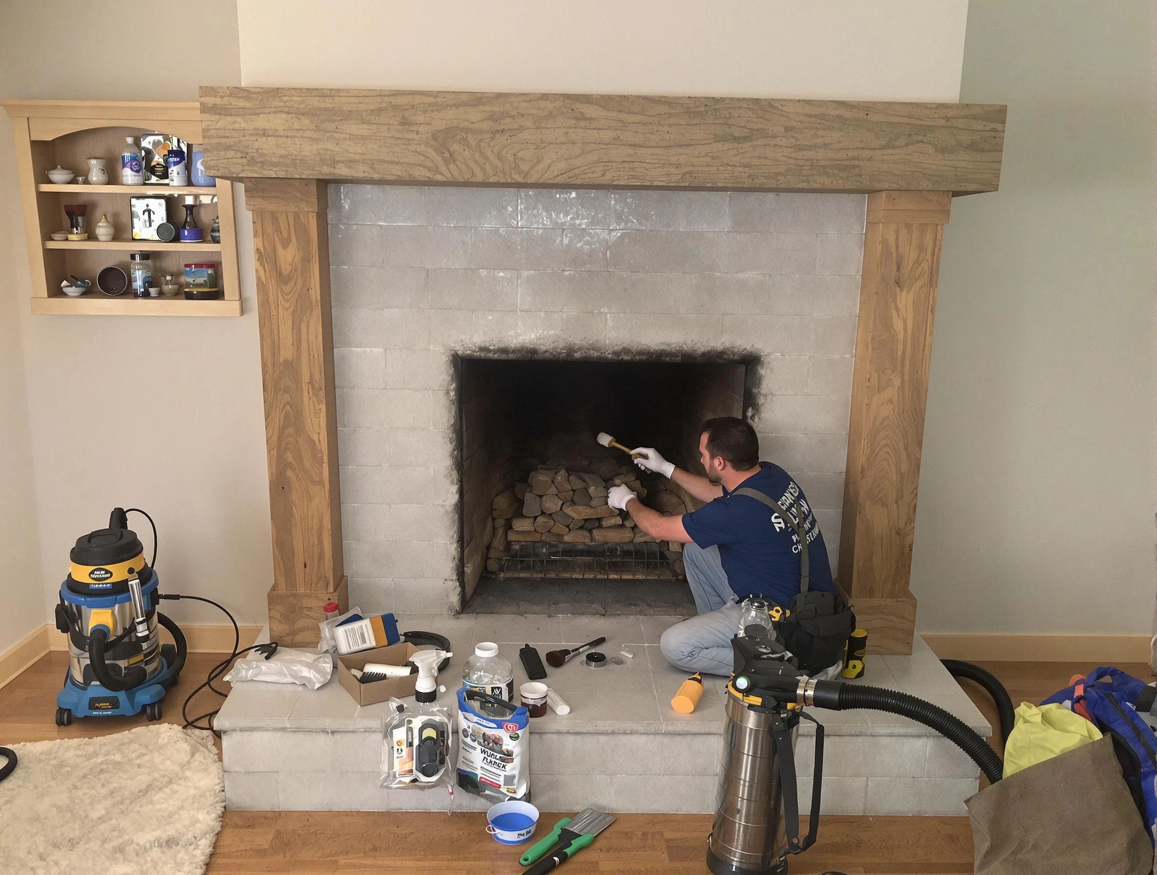 Detailed creosote removal process by North Providence Chimney Sweep in North Providence, RI